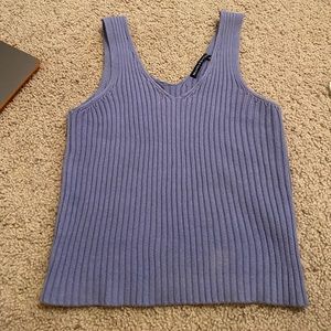 Ribbed brandy tank top